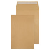 ValueX Everyday Envelopes C4 Manilla Pocket Plain Peel and Seal 25mm Gusset 130gsm 324x229mm (Pack 125) - 1991